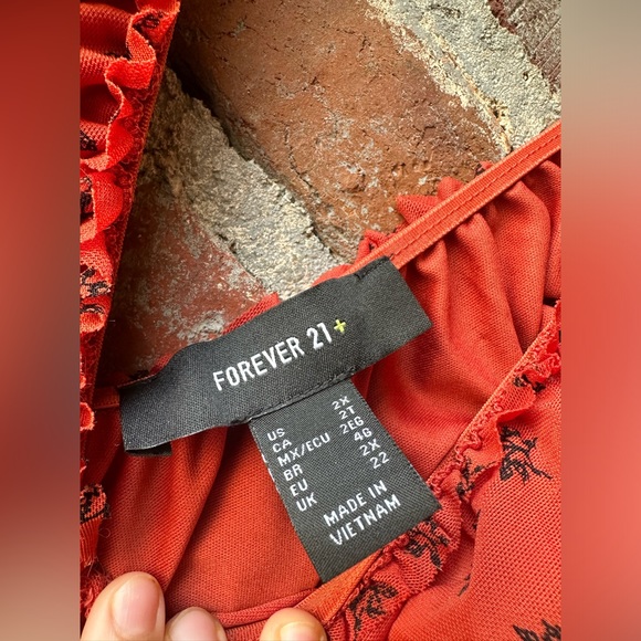 Forever 21 Butterfly Print Mesh Mini Dress - Picture 5 of 7